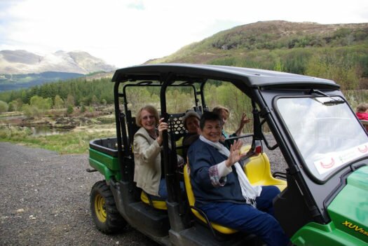 Visitors to the reserve